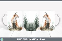 GorgeousWatercolor Mug Wrap design.