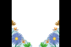 Watercolor frame decoration element frame graphic Product Image 2