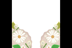 Watercolor frame decoration element frame vector Product Image 2