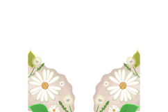 Watercolor frame decoration element frame vector Product Image 1