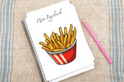 Watercolor French Fries Clipart Bundle Product Image 4