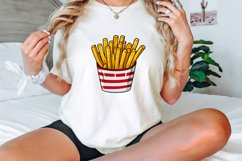 Watercolor French Fries Clipart Bundle Product Image 3