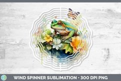 GorgeousWatercolor Wind Spinner design.
