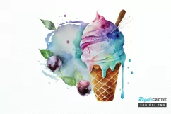 Watercolor Frozen Sweet PNG Clipart Product Image 1