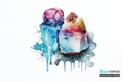 Watercolor Frozen Sweet PNG Clipart Product Image 1