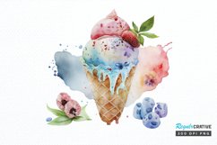 Watercolor Frozen Sweet PNG Clipart Product Image 1