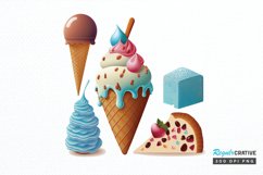 Watercolor Frozen Sweet PNG Clipart Product Image 1