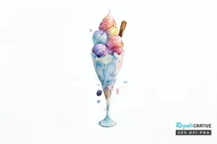 Watercolor Frozen Sweet PNG Clipart Product Image 1