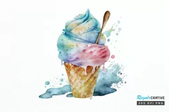 Watercolor Frozen Sweet PNG Clipart Product Image 1