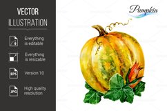 Watercolor pumpkin Product Image 1