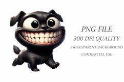 Watercolor Funny Dog Clipart - Cute Dog Product Image 3