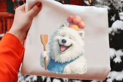 Watercolor Funny Dogs Clipart, 4 Animal Sublimation Design Product Image 2