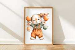 Watercolor Funny Easter Clipart Product Image 3