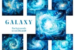 Watercolor Galaxy Backgrounds