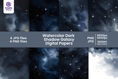 watercolor-galaxy-digital papers-pattern-digital paper-background-texture-scrapbook paper
