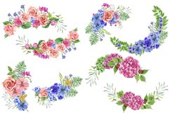 Floral Bouquets Clipart. Sublimation PNG Product Image 5