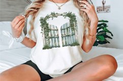 Watercolor Garden Gate Clipart Bundle Product Image 3