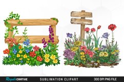 Watercolor Garden Signs Clipart Product Image 1