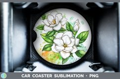 GorgeousWatercolor Car Coaster design.