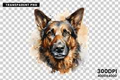 watercolor german shepherd clipart, german shepherd png, dog clipart watercolor, german shepherd sublimation, police dog digital art, german shepherd printable png, pet lover sublimation, cute german shepherd art, german shepherd digital clipart, loyal do