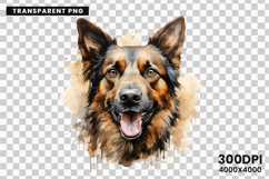 watercolor german shepherd clipart, german shepherd png, dog clipart watercolor, german shepherd sublimation, police dog digital art, german shepherd printable png, pet lover sublimation, cute german shepherd art, german shepherd digital clipart, loyal do
