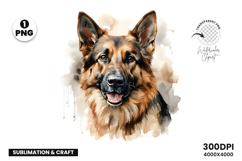 watercolor german shepherd clipart, german shepherd png, dog clipart watercolor, german shepherd sublimation, police dog digital art, german shepherd printable png, pet lover sublimation, cute german shepherd art, german shepherd digital clipart, loyal do