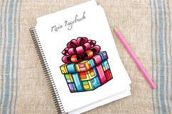 Watercolor Gift Boxes Clipart Bundle Product Image 4