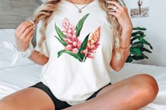 Watercolor Ginger Flower Plant Clipart Bundle Product Image 3