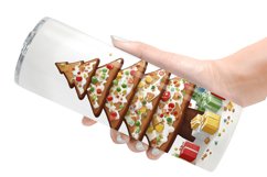 Watercolor Gingerbread Tree | Tumbler Sublimation Wrap Product Image 6