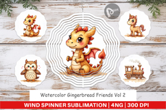 Gingerbread Friends Wind Spinner Product Image 1