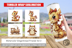 Gingerbread Friends Tumbler Product Image 1