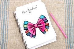 Watercolor Gingham Bows Clipart Bundle Product Image 4