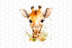 Watercolor Giraffe Clipart