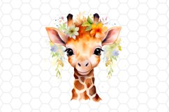 Watercolor Giraffe Clipart
