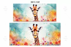 Giraffe Mug Wrap Sublimation Designs, Giraffe Mug Wrap, Giraffe Png