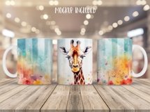 Giraffe Mug Wrap Sublimation Designs, Giraffe Mug Wrap, Giraffe Png