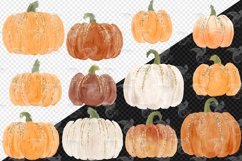 Watercolor Glitter Pumpkins Product Image 3