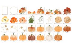 Watercolor Glitter Pumpkins Product Image 2