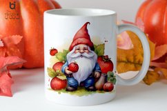 Watercolor Gnome Sublimation PNG Clipart Bundle Product Image 2