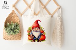 Watercolor Gnome Sublimation PNG Clipart Bundle Product Image 8