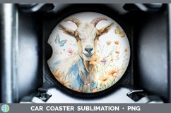GorgeousWatercolor Car Coaster design.