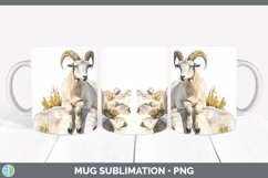 GorgeousWatercolor Mug Wrap design.