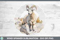 GorgeousWatercolor Wind Spinner design.