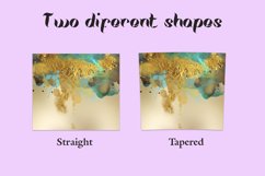 Watercolor Gold Tumbler Sublimation Design for 20oz Product Image 2