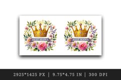 Watercolor golden crown Best Mama Ever Mom quote Mothers Day mother print 20 oz tumbler skinny mug wrap clipart t-shirt sublimation printable design