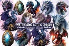 Watercolor Gothic Dragon Clipart Sublimation, Dragon Watercolor, Dragon Illustration, Fantasy Dragons, Dragon Clip Art, Dragon Drawing, Black Dragon Clipart, Dragon Sublimation, Fantasy Clipart, Dragon Clipart, Dragon Art, Dragon Egg, Black Dragon Png, Wa
