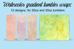 designs in bright watercolors for skinny tumblers 