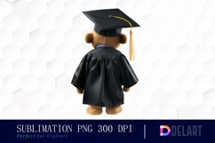 Graduation Animals Back View Illustration Clipart Product Image 1
