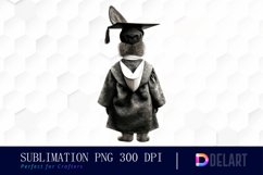 Graduation Animals Back View Illustration Clipart Product Image 1