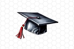 Watercolor Graduation Cap Clipart